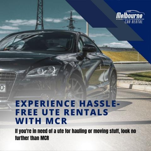 Experience Hassle-Free Ute Rentals with MCR